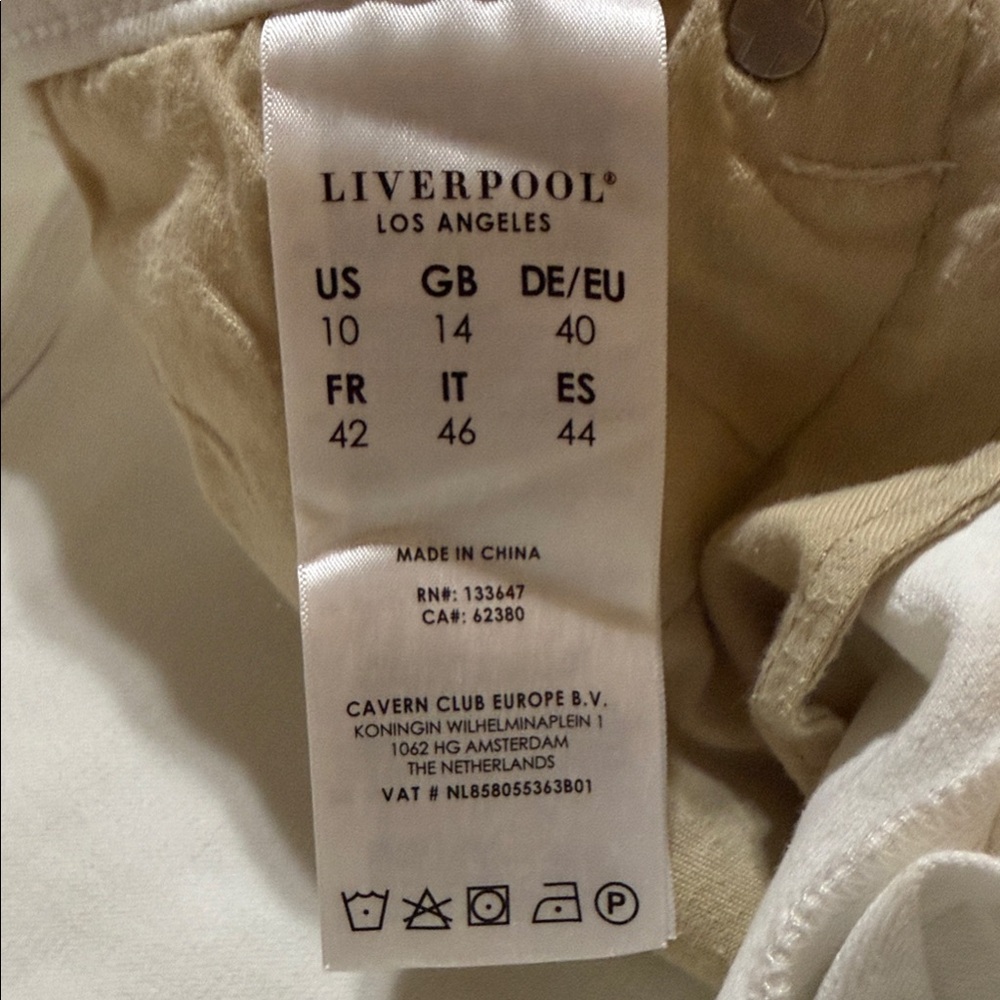 Liverpool Women's Skinny Jeans - Cream
